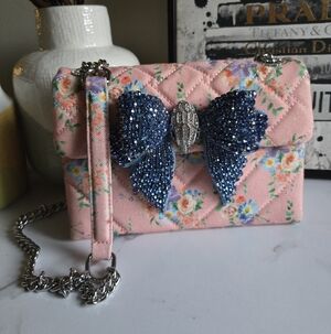 Kurt Geiger Medium Kensington Bow Crossbody Shoulder Bag NWOT